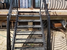 Metalowe schody R-116